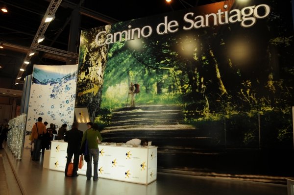 Expositor del Camino de Santiago en el Instituto Ferial de Madrid.