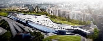 La futurista estación del AVE diseñada por Thom Mayne para Urzaiz. 
