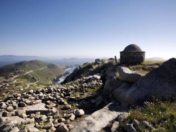 El Monte do Facho, en Hío, es un mirador excepcional sobre las rías de Vigo y Pontevedra.