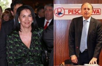 Rosario Andrade y su marido Manuel Fernández de Sousa, expresidente de Pescanova,