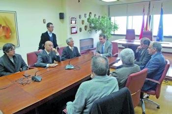 El alcalde se reunió ayer con una delegación del jurado chino del Concurso Internacional de Arquitectura SC 2013 Spain-China.