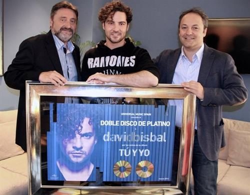 David Bisbal logra en una semana el doble Disco de Platino en España y Disco de Oro en Argentina