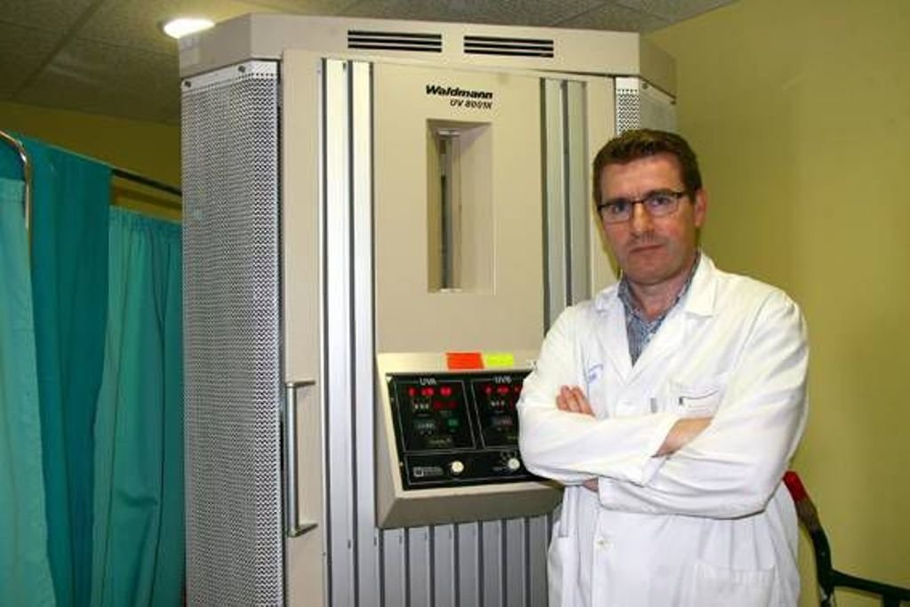 Ander Zulaica es jefe del servicio de Dermatología del Chuvi.
