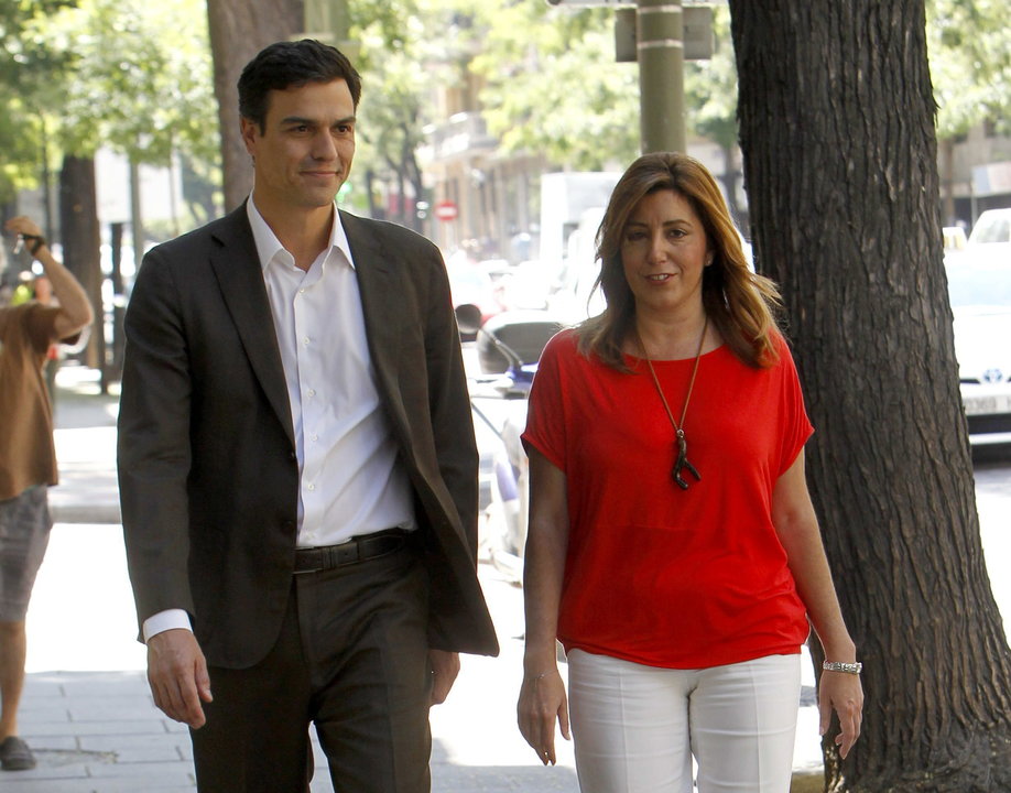 Susana Díaz camina por Madrid con Susana Díaz.