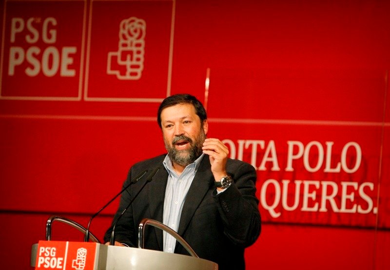 El secretario general del PSdeG en A Coruña, Francisco Caamaño. 
