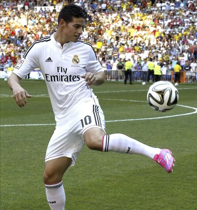 James llevará el número diez a la espalda en el Real Madrid.