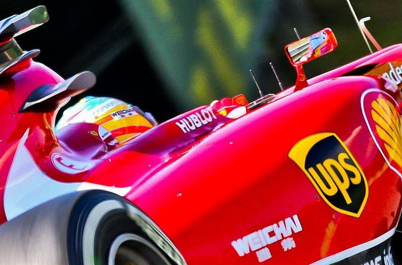 El piloto español de Fórmula Uno de la escudería Ferrari, Fernando Alonso