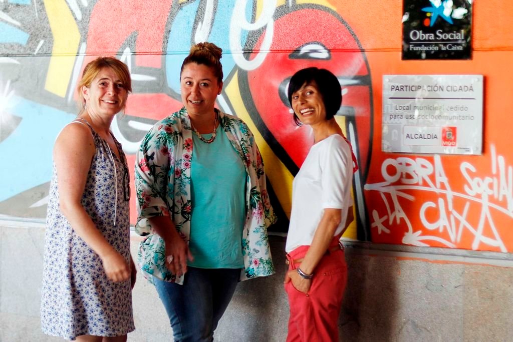 Gael, Beatriz y María, las tres caras del programa "Reincorpora". 