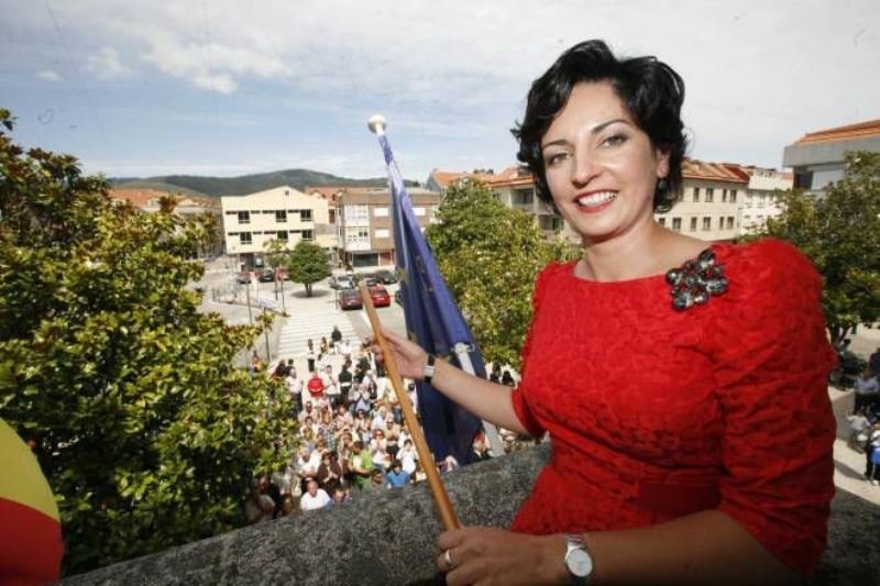 Sandra González, alcaldesa.