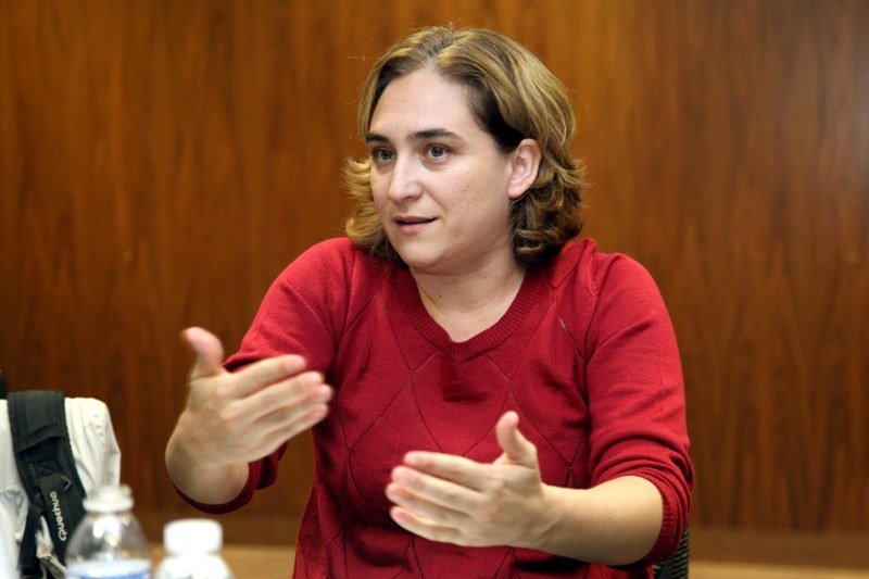 Ada Colau, impulsora de la Plataforma de Afectados por la Hipoteca y de Ganemos.