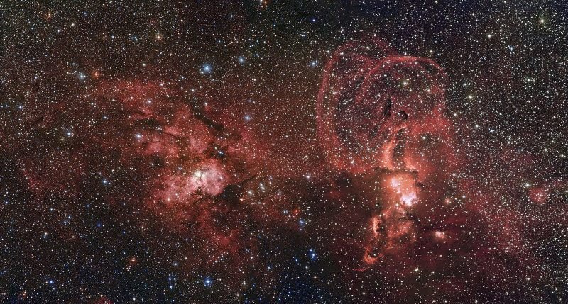 Imágenes de los cúmulos estelares captados por el observatorio europeo.