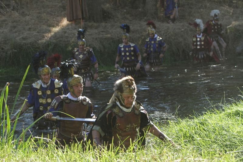 Las tropas de Junio Brutos cruzarán el río de O Esquecemento mañana en Xinzo.