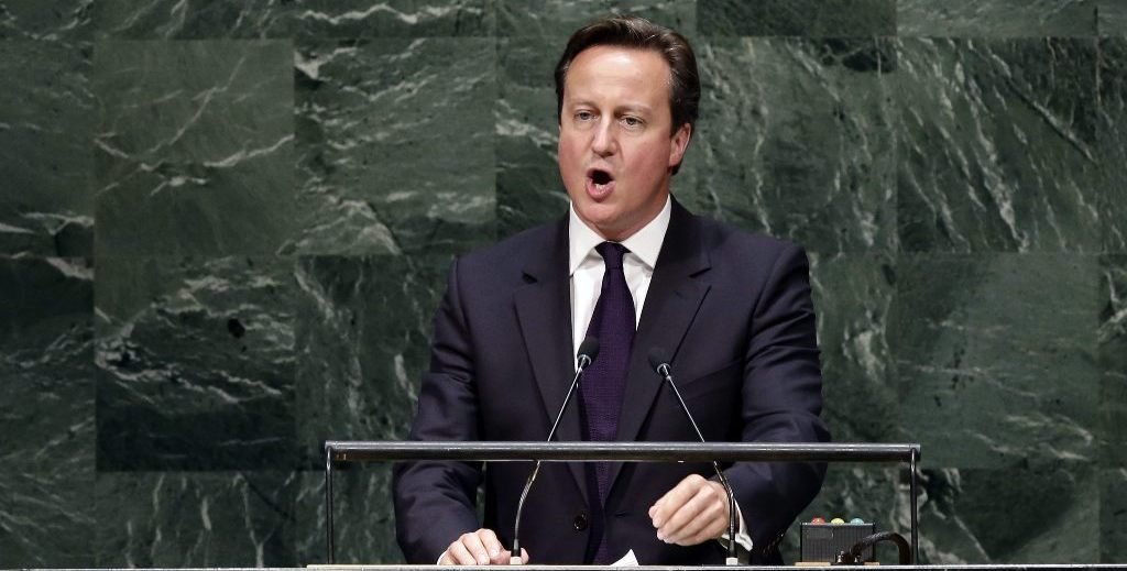David Cameron, el miércoles en su intervención ante la Asamblea de la ONU. 