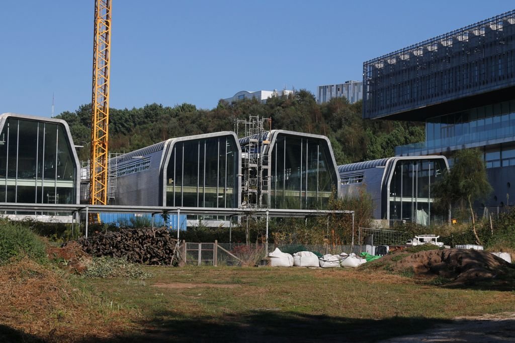 Los módulos del Cinbio están junto a la Facultad de Ciencias en el Campus de Vigo.
