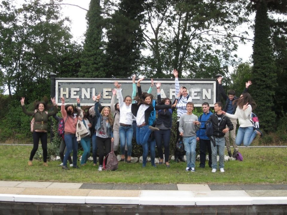 Una imagen del blog “Vigo en inglés” de alumnos que viajaron en 2012.