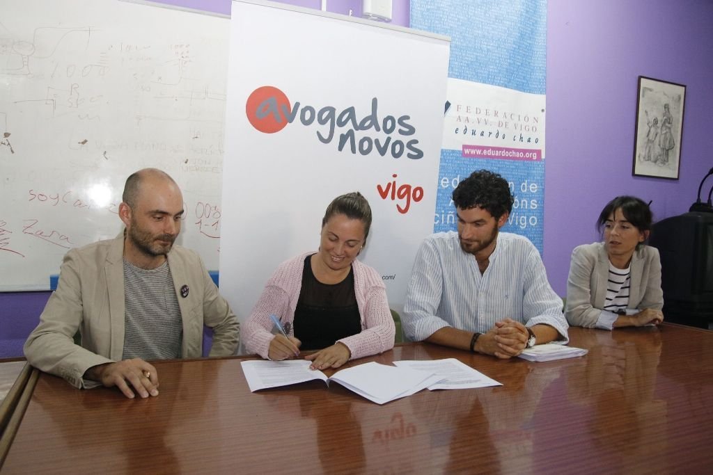 El servicio se puso en marcha ayer tras la firma del convenio entre Favec y Avogados Novos.
