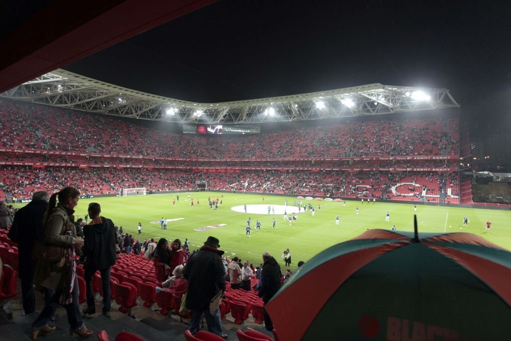 Imagen de San Mamés en su partido inaugural, que enfrentó a Athletic y Celta la pasada temporada.