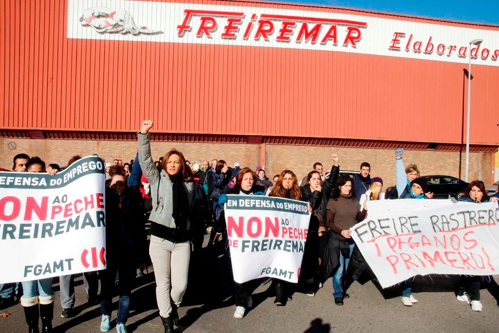 En Vigo la empresa pesquera despidió a 101 trabajadores y más de 300 en toda España. 
