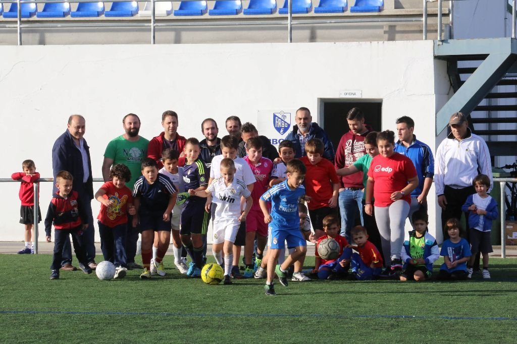 Presentación de las Escolas de Fútbol en Arbo.