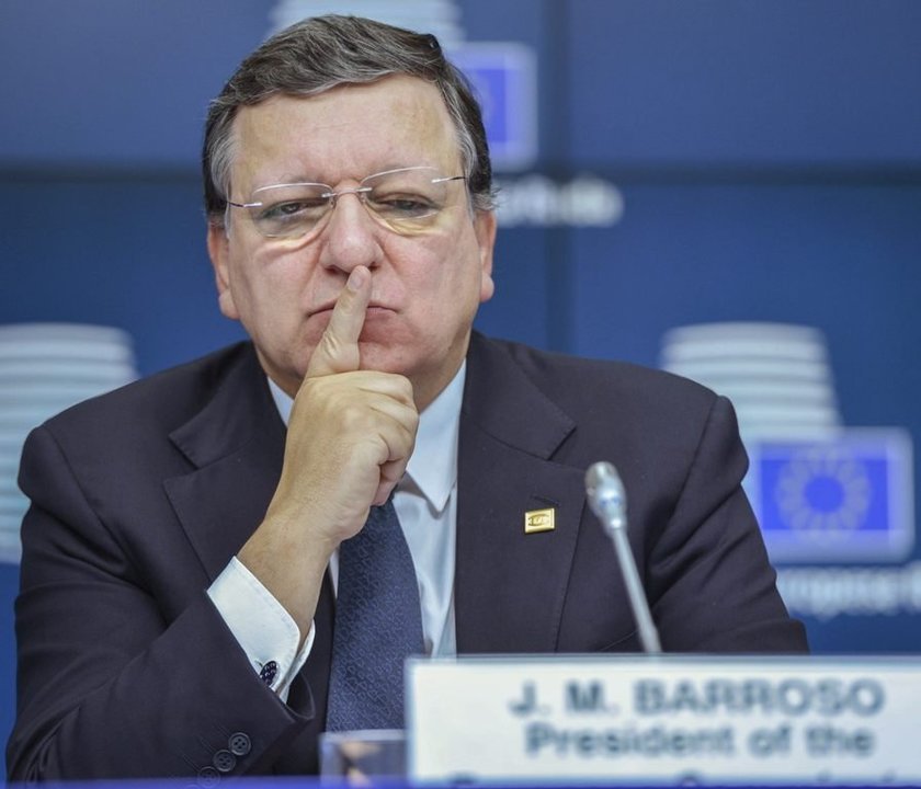  José Manuel Durao Barroso, en una de sus últimas intervenciones como presidente cominitario.