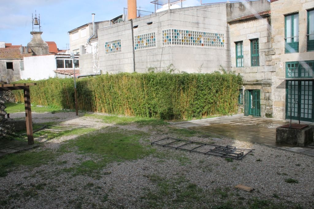 Estado actual del terreno de la Casa Carvajal, que abrirá sus puertas como instalaciones museísticas. 