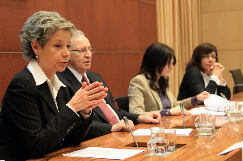 Anna Mercadé, asesora de la UE para la creación de empresas de mujeres, asiste al congreso.