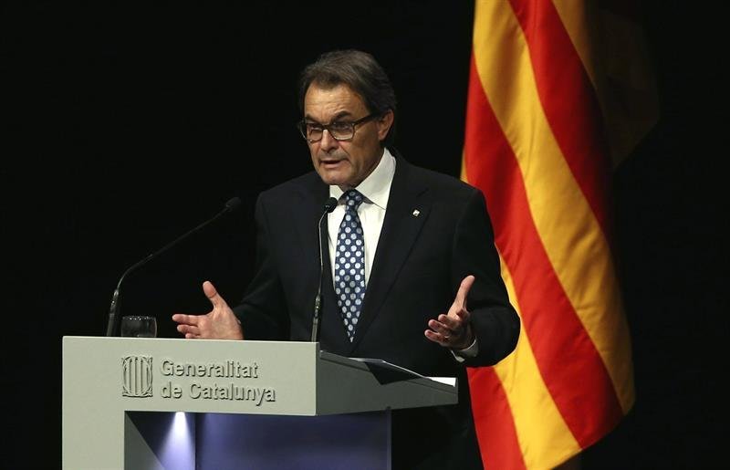 El presidente catalán y líder de CiU, Artur Mas