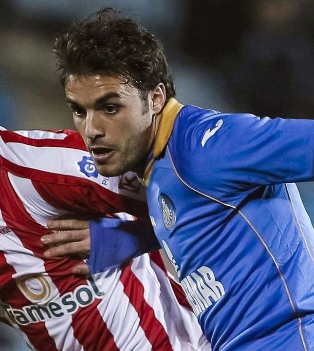 El jugador murciano Pedro León, en un partido con el Getafe.