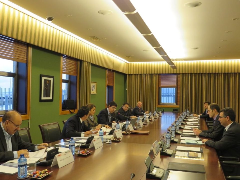 El Consejo del Puerto celebrado ayer bajo presidencia de López-Chaves.