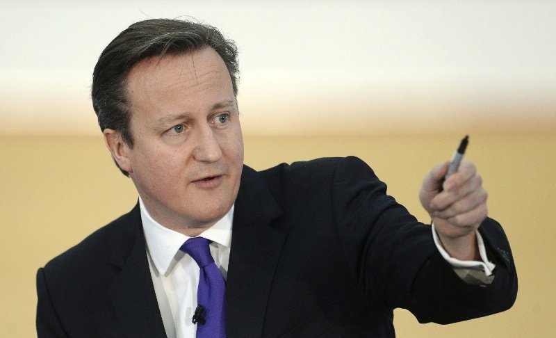 El primer ministro británico David Cameron, en una comparecencia ante la prensa.