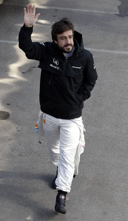 Fernando Alonso no pudo acudir a los entrenamientos ayer.