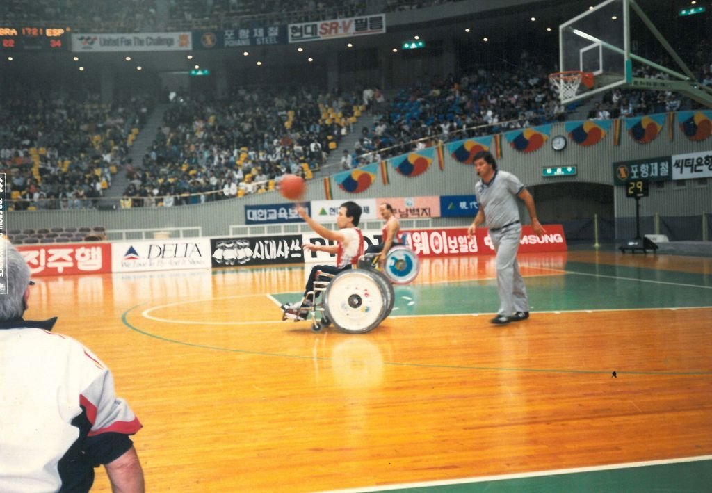 Pablo Beiro fue el primer gallego en participar en unos Juegos Paralímpicos, en el Seúl 1988.
