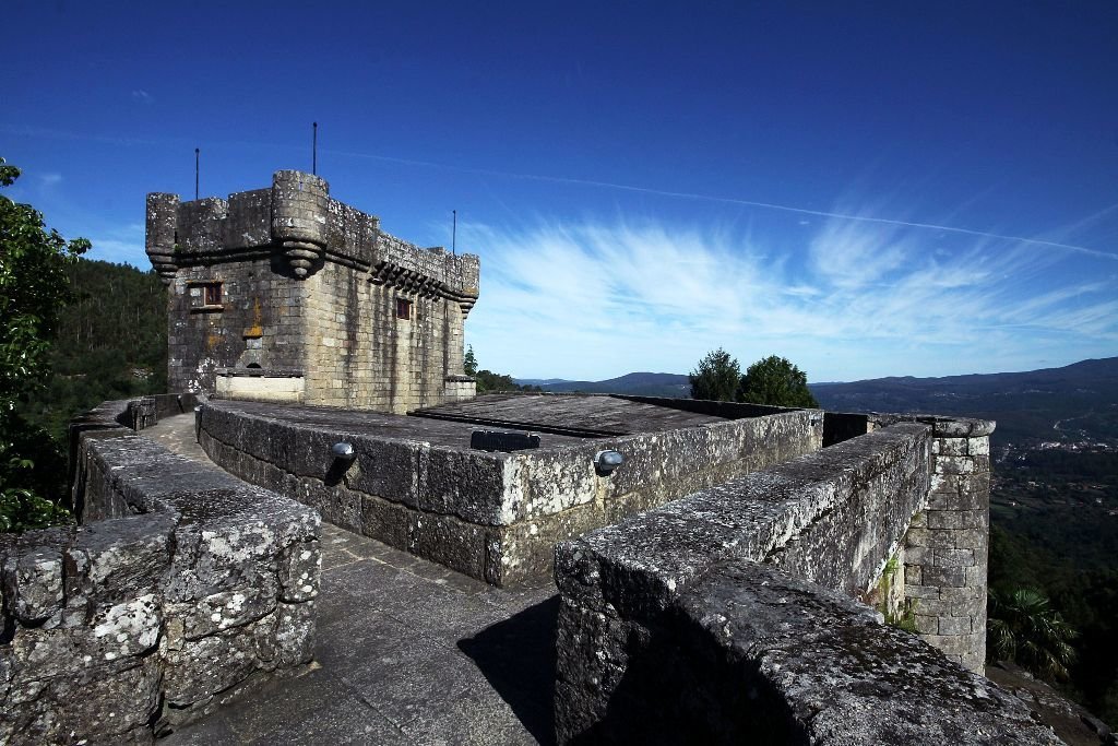 Vista del hermoso Castelo do Sobroso, del que hay noticias desde el año 1170.