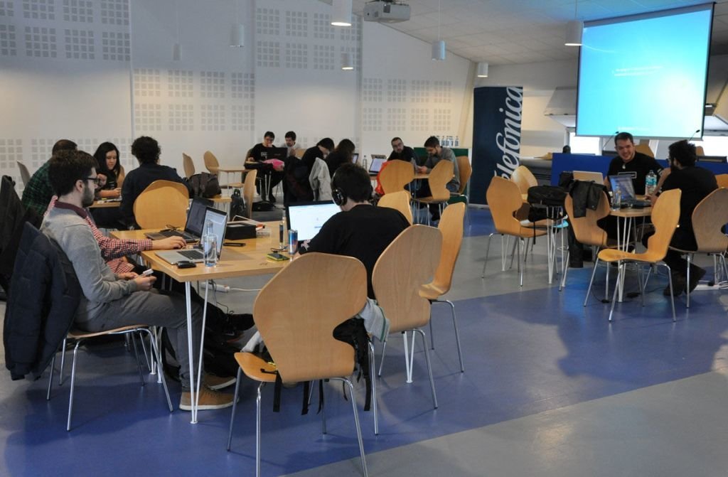 Una imagen de las sesiones en el Campus de Vigo.