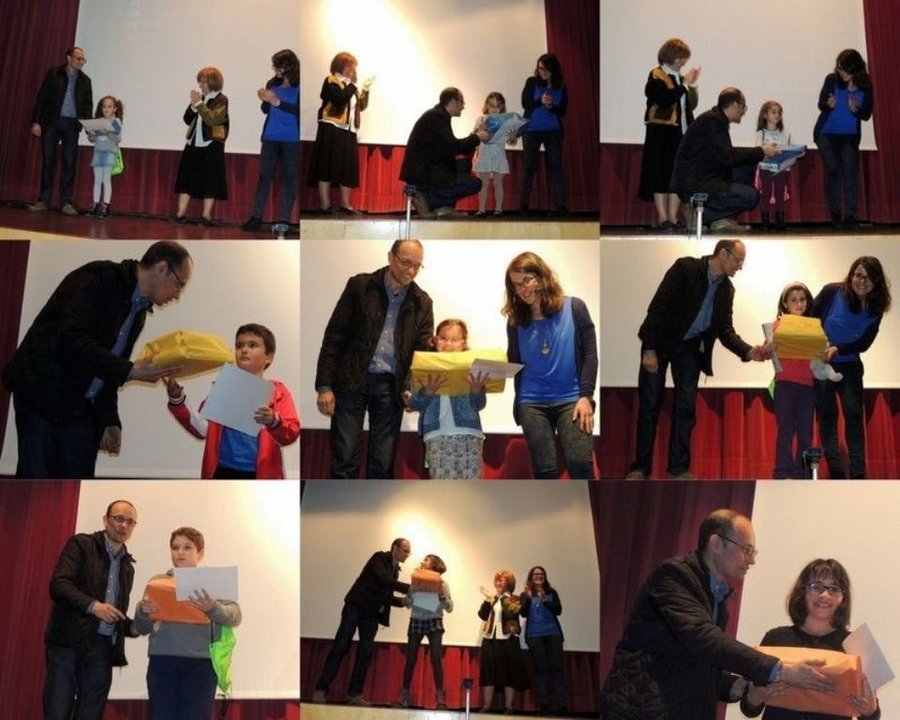 Los ganadores de los premios entregados por Julio Alonso.
