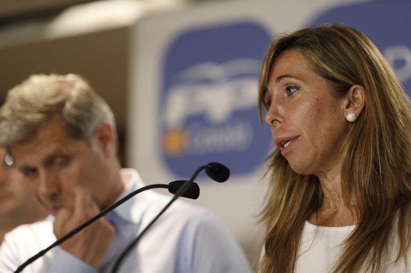 La presidenta del PP catalán, Alicia Sánchez Camacho