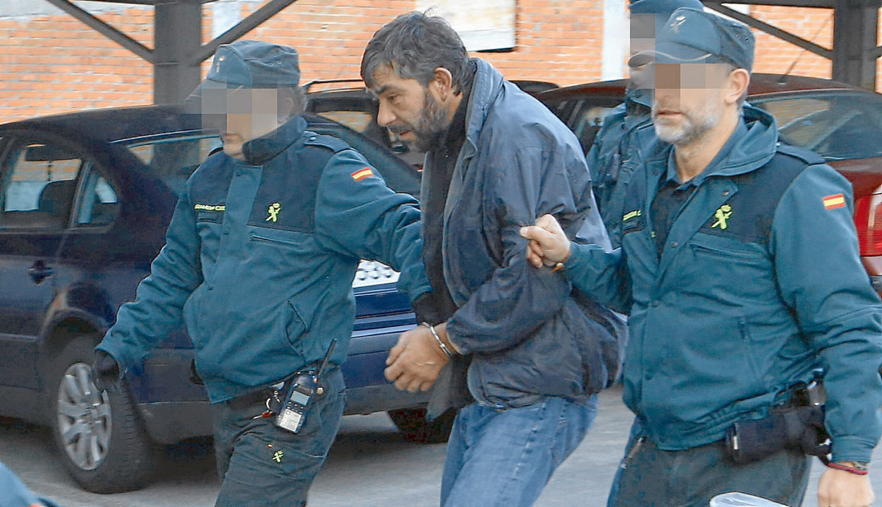 Canceliñas, durante su detención en noviembre de 2013.