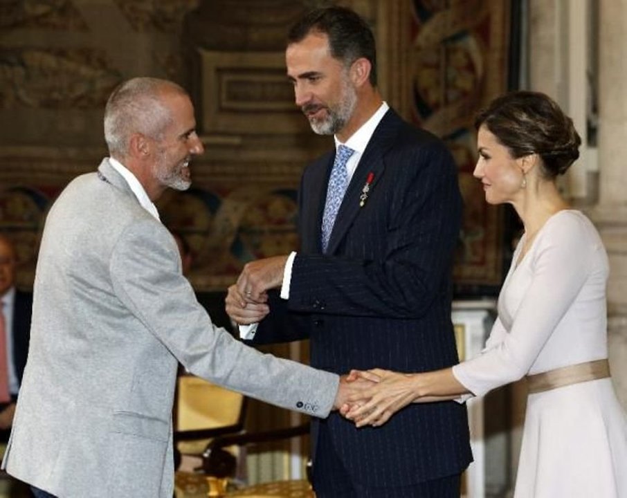 Los Reyes de España felicitaron a Javier Pitillas.