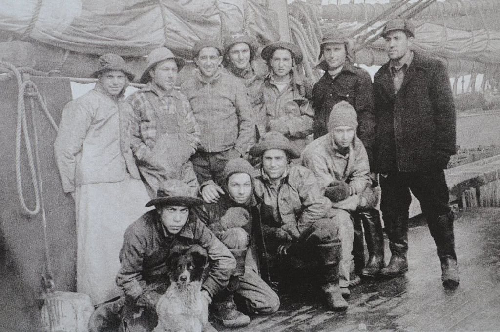 La tripulación de 1948.