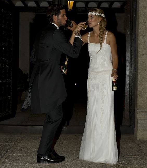  Alba Carrillo y Feliciano López disfrutaron ayer de su boda de ensueño en Toledo