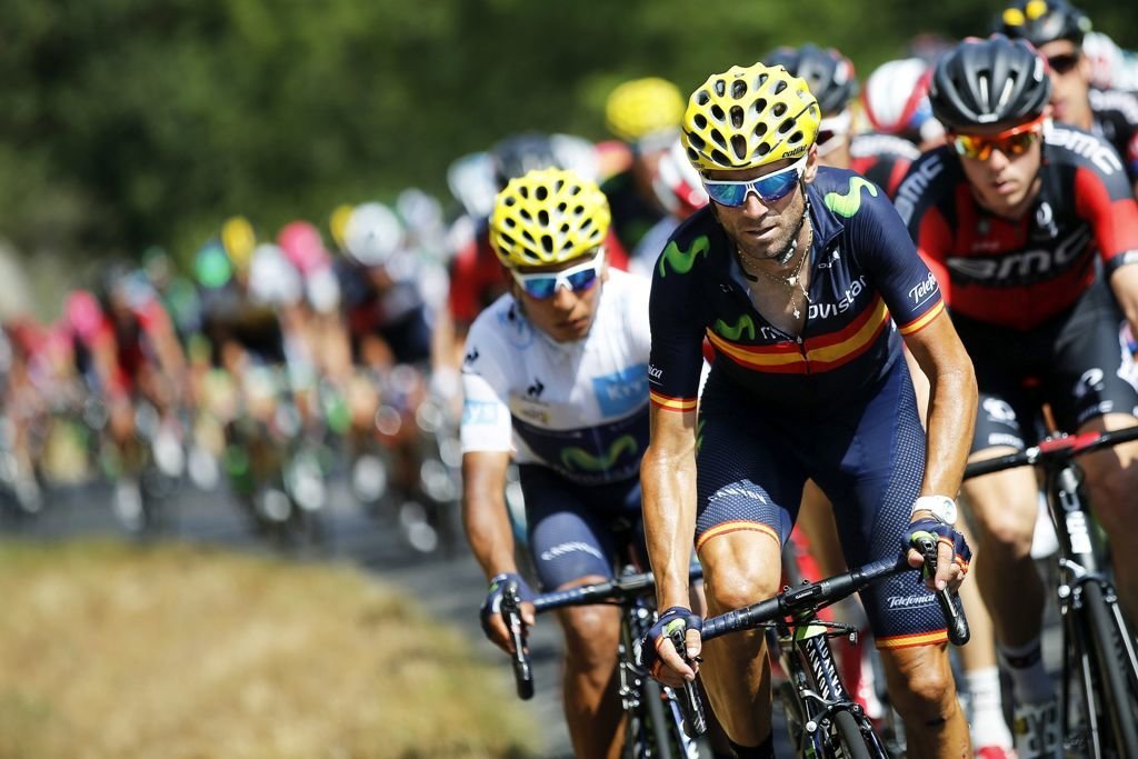 Alejandro Valverde y Nairo Quintana volverán a liderar al Movistar en la Vuelta a España.