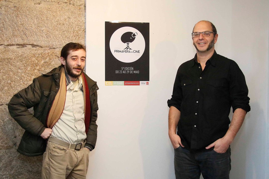 Alfonso Castaño, ayudante de dirección, y Juan de Castro, el director del festival, ayer.