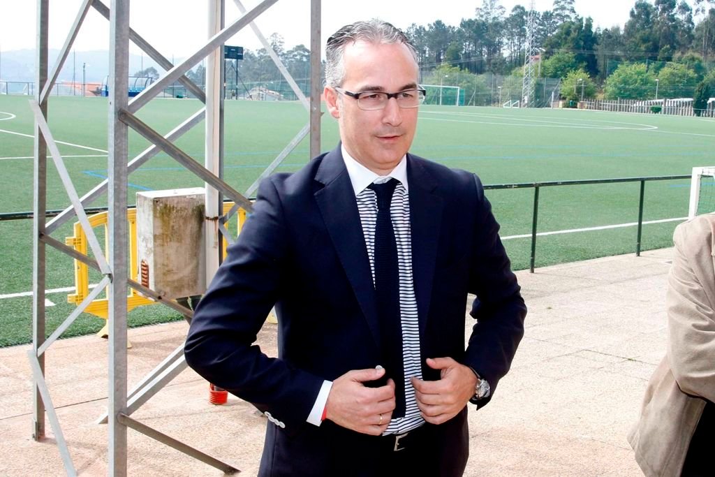 Miguel Montes Torrecilla, director deportivo del Celta desde el año 2009, en las instalaciones de A Madroa.