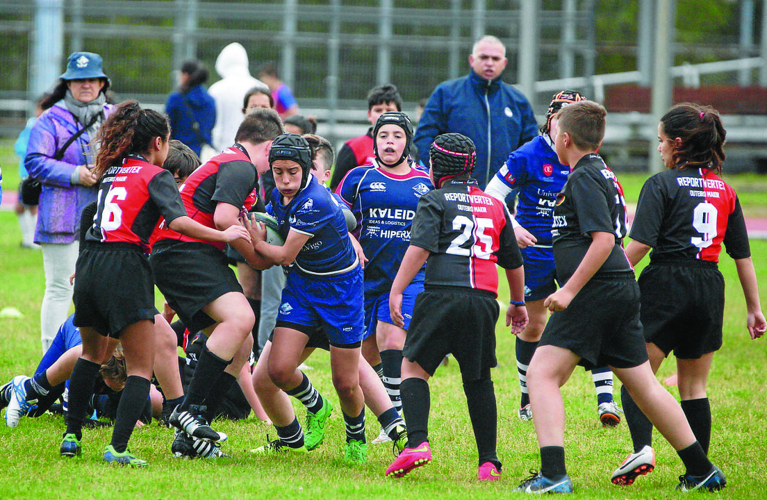 El Vigo Rugby organizó  su torneo internacional como cierre a la temporada de la escuela deportiva