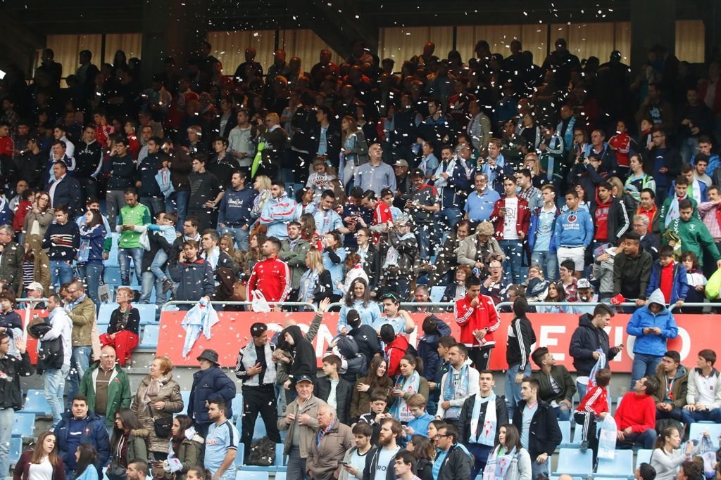 La media de espectadores baja en Balaídos mientras aumenta en el conjunto de estadios de Primera.