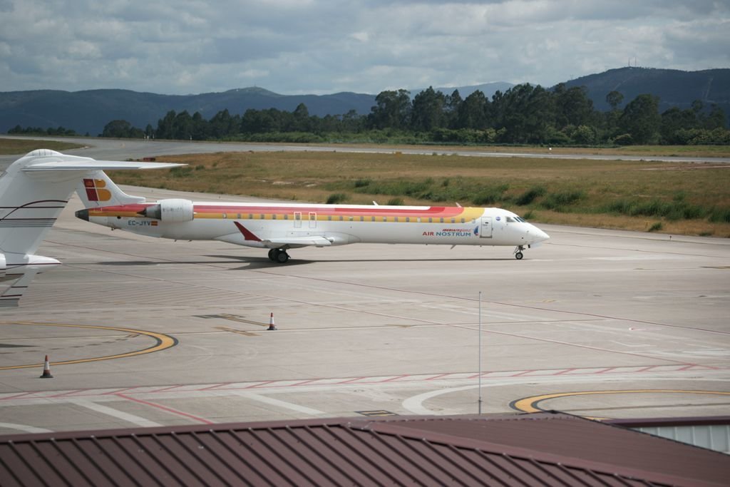 Imagen del vuelo a Roma,  inaugurado hace unos días también por Air Nostrum, que ayer voló a Valencia.