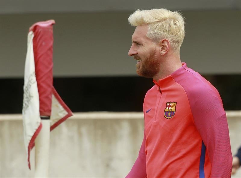 Messi, con una nueva imagen.