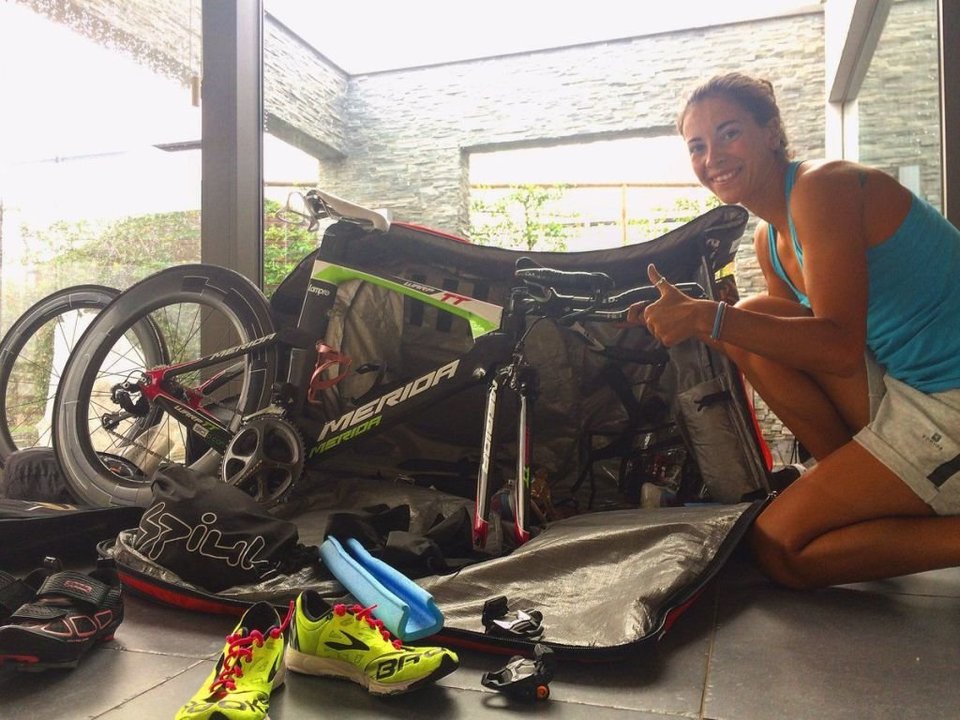Saleta recuperó ayer su bicicleta y el resto de su material deportivo.