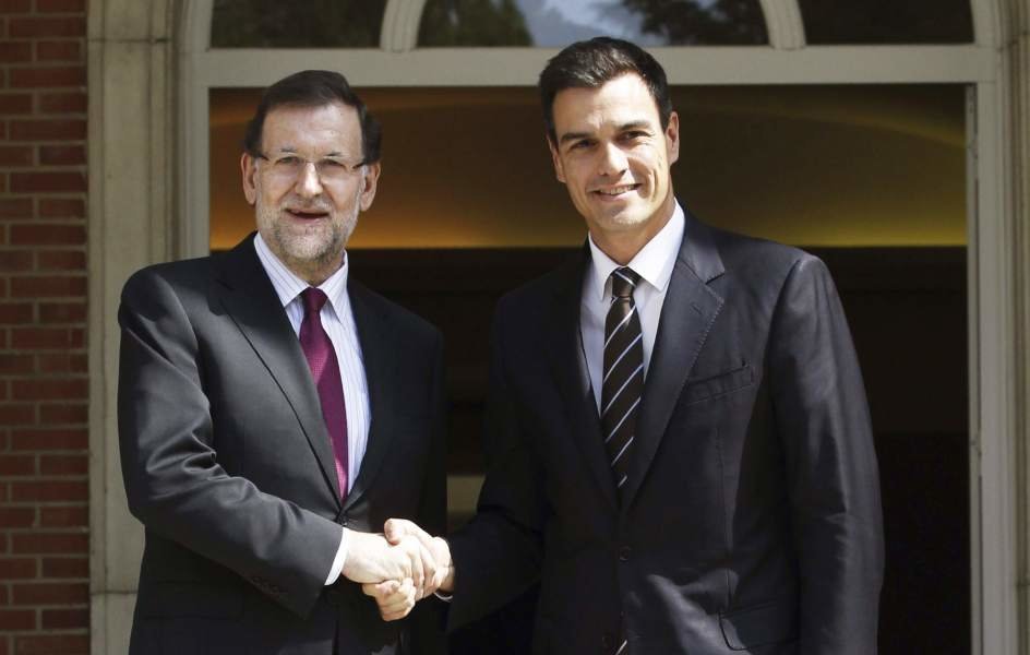 Mariano Rajoy y Pedro Sánchez, en un anterior encuentro.