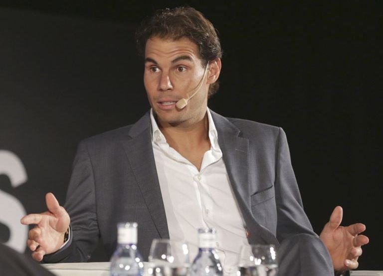 Rafael Nadal, en un acto publicitario celebrado ayer.
